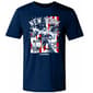 Mens New York Baseball 5 Player New Short Sleeve Tee - image 1