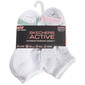 Womens Sketchers 6Pk 1/2 Terry Crew Socks - image 1