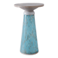 Sagebrook Home Rawson Glass Art Wood Top Accent Table - image 4