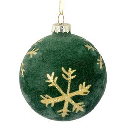 Northlight Seasonal 3in. Velvet Christmas Ornaments - Set of 4