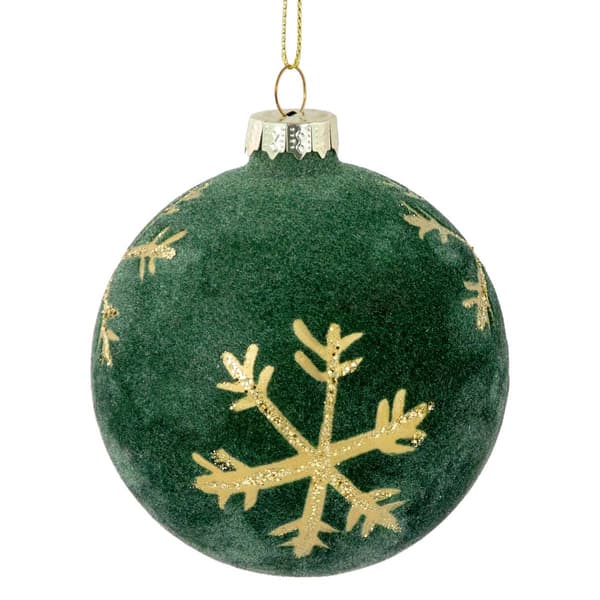 Northlight Seasonal 3in. Velvet Christmas Ornaments - Set of 4