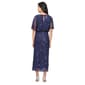 Womens SLNY Blouson Sleeves Sequin Mesh Midi Dress - image 2