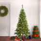 National Tree 6ft. Linden Spruce Wrapped Tree w/ 250 LED Lights - image 2