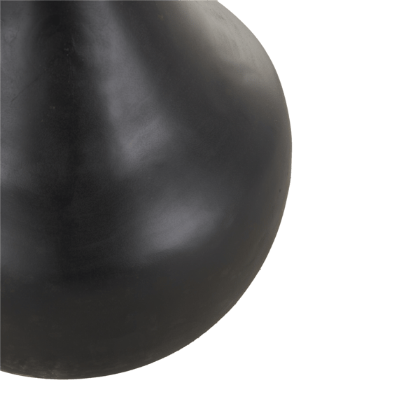 9th & Pike® Contemporary Black Teak Wood Accent Table