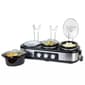 Nostalgia 1.5.Qt Oval Triple Slow Cooker - image 1