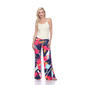 Womens White Mark World of Color Print Palazzo Pants - image 1