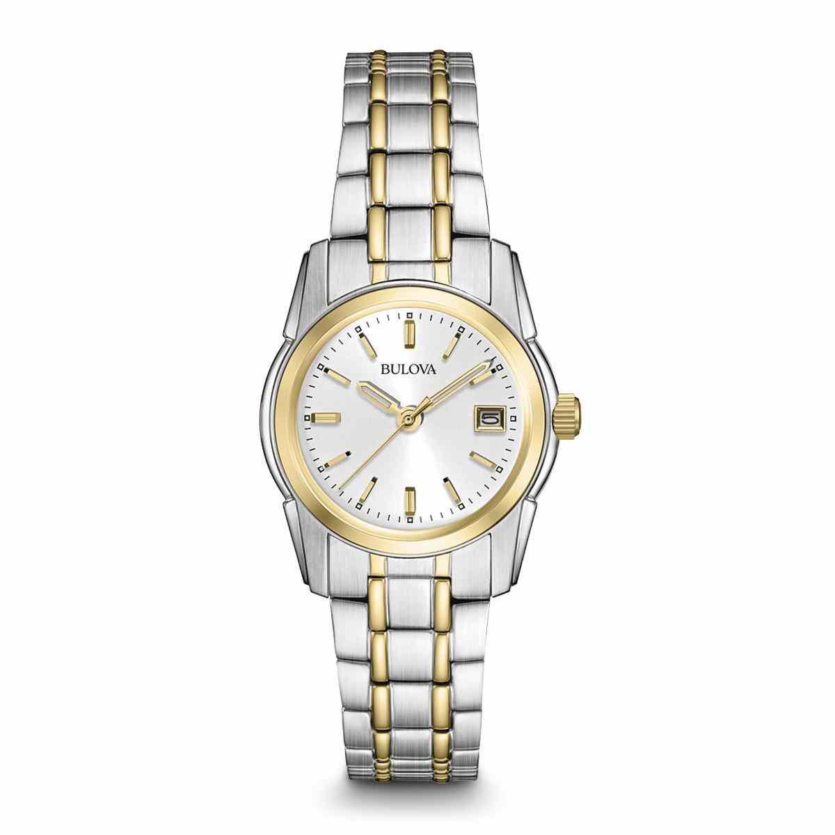Womens Bulova Two-Tone Bracelet Watch - 98M105