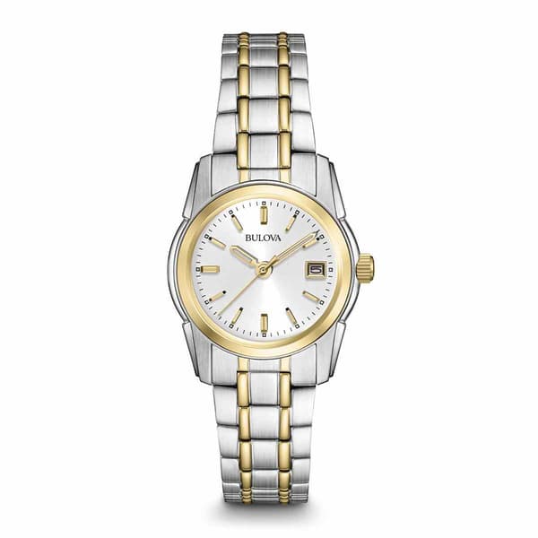 Womens Bulova Two-Tone Bracelet Watch - 98M105