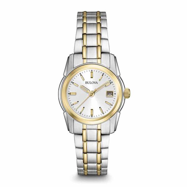 Womens Bulova Two-Tone Bracelet Watch - 98M105 - image 