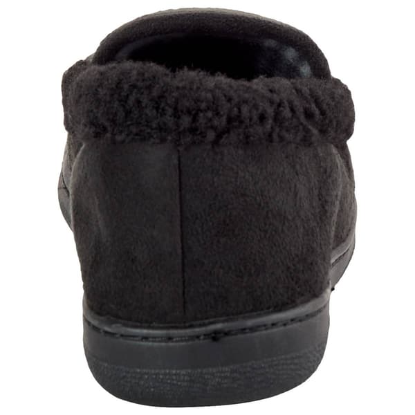 Mens Gold Toe&#174; Microsuede Sherpa Collar Moccasins