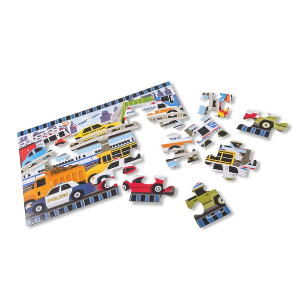 Melissa &amp; Doug® Traffic Jam Floor Puzzle