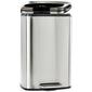 Bombay 50L Rectangle Stainless Steel Matte Trash Can - image 2