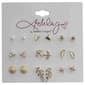 Ashley 9pr. Gold Stud Earrings Set - image 1