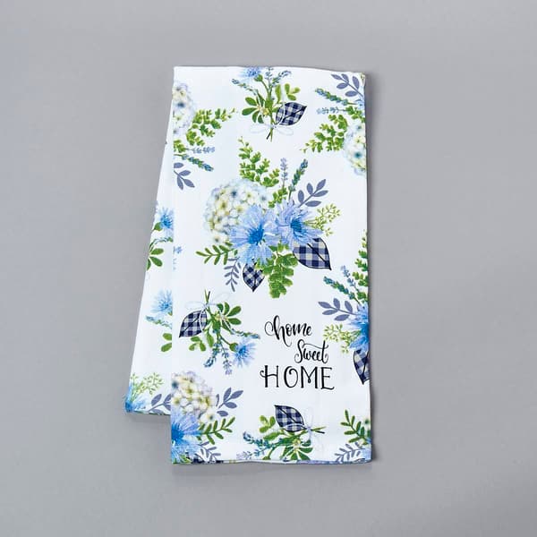 Kay Dee Home Sweet Home Floral Dual Purpose Kitchen Towel - image 