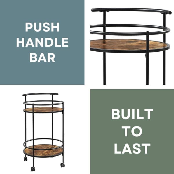 Convenience Concepts Designs2Go Charlie Serving Bar Cart