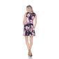 Womens White Mark Crystal Print Fit & Flare Dress - image 3