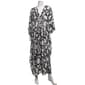 Womens Renshun Floral Black And White Caftan 40.00 - image 1