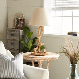 9th & Pike® Brown Iron Rustic Table Lamp
