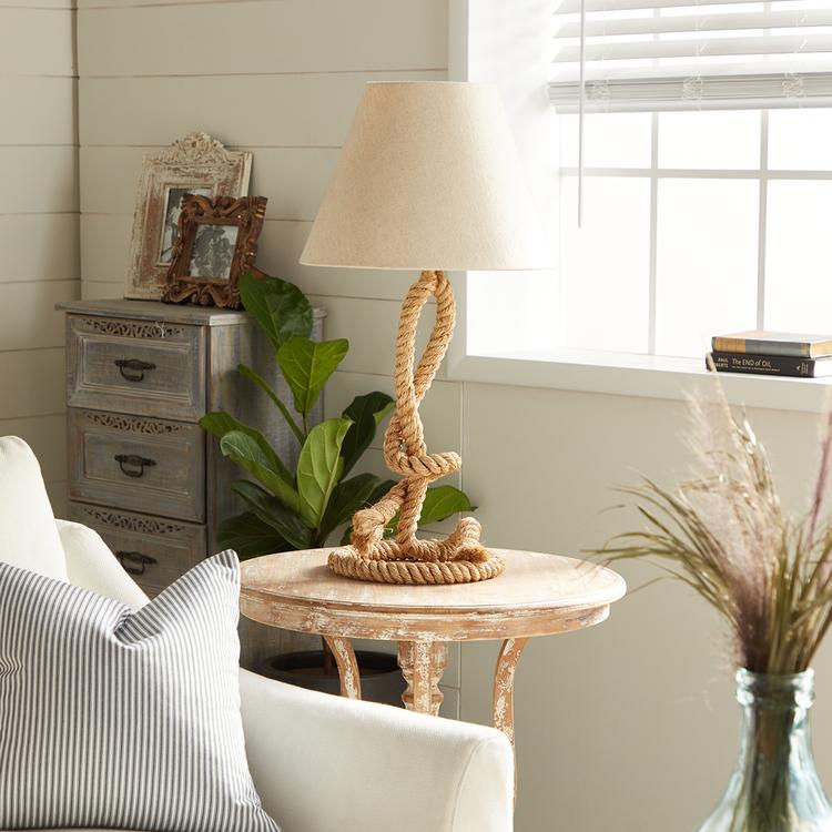 9th & Pike® Brown Iron Rustic Table Lamp