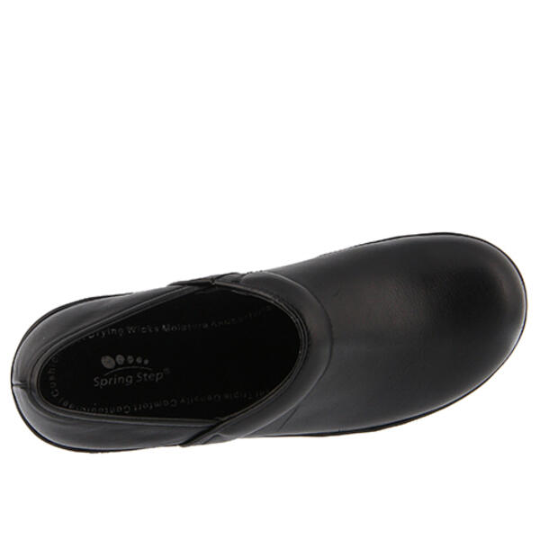 Womens Spring Step Professional Selle Clogs&#8211; Black