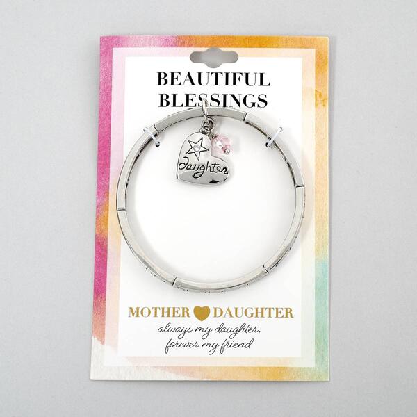 Silver Stretch Daughter Bracelet - image 