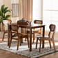 Baxton Studio Jeriah Mid-Century Modern 5pc. Dining Set - image 8