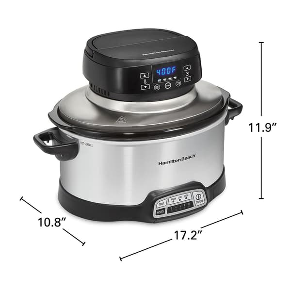 Hamilton Beach® 2 In 1 Air Fryer/Slow Cooker