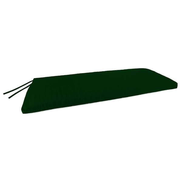 Jordan Manufacturing Forest Green Solid Settee Bench Cushion