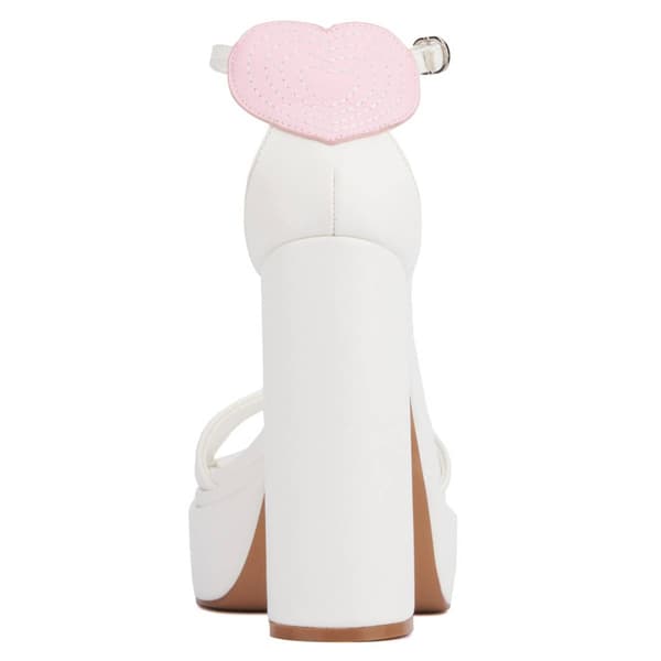 Womens Olivia Miller Amour Platform Sandals