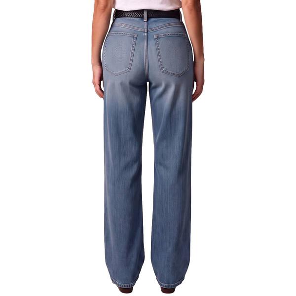 Womens Royalty Hazel Wide Leg Jeans with Belt