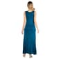 Plus Size 24/7 Comfort Apparel Pocket Maternity Maxi Dress - image 2