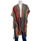Womens Adrienne Vittadini 2pc. Stone Kimono & Hat Set - image 2