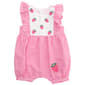 Baby Girl &#40;12-24M&#41; Bonnie Jean Smocked Strawberry Bubble Romper - image 1