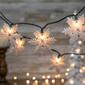 Northlight Seasonal 6ft. Glittered Snowflake Christmas Light Set - image 2