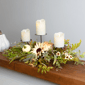 Northlight Sunflower & Pumpkins Fall Harvest Triple Candle Holder - image 6