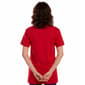 Womens JERZEES Short Sleeve Butterfly Flag Graphic Tee - image 2