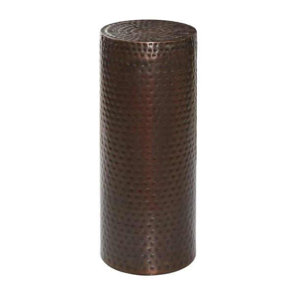 9th & Pike® Brown Metal Industrial Pedestal Table - Set of 4