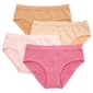 Girls (7-14) Lala(R) Gigi 4pk. Seamless Waffle Hipsters - Solid - image 1
