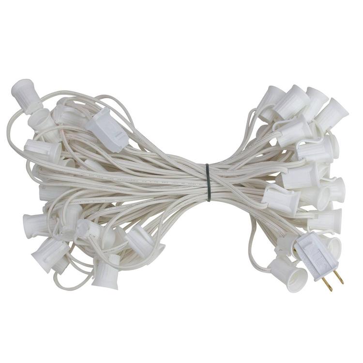 Northlight Seasonal 50ft. C9 Christmas Light Socket Set