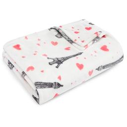 Betsey Johnson Paris Love Ultra Soft Plush Throw Blanket