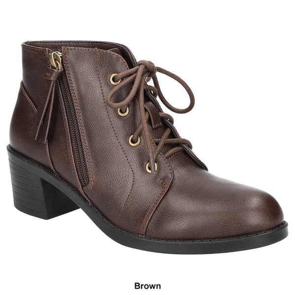 Womens Easy Street Becker Block Heel Ankle Boots