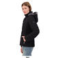 Womens Nautica Short Stretch Puffer w/Faux Fur Lined Hood Jacket - image 2