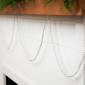 Northlight 15ft. Celestial Silver Lame Beaded Christmas Garland - image 3