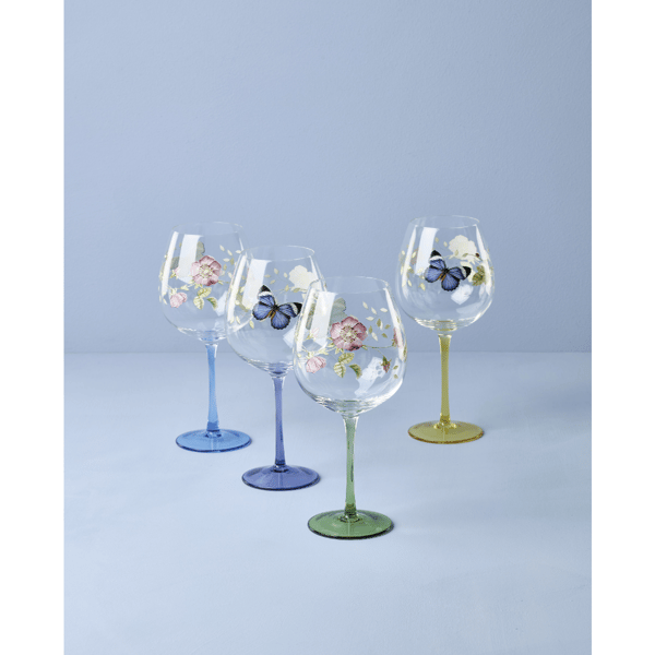 Lenox® Butterfly Meadow® Balloon Wine Glasses - Set of 4