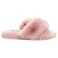 Womens Jessica Simpson Plush Cross Slide Slippers - image 2