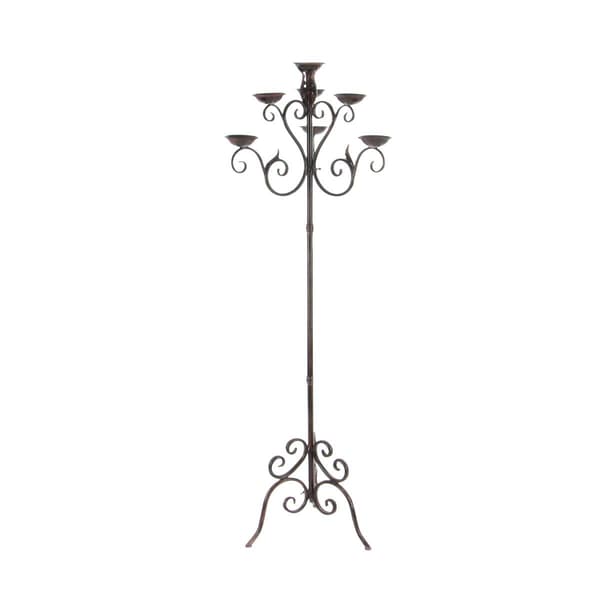 9th & Pike&#174; Brown Iron Traditional Candelabra