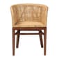 bali & pari Papua Modern Bohemian Acasia Wood Dining Chair - image 2