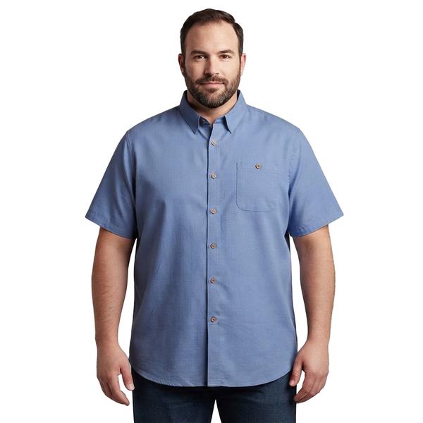 Mens Big & Tall Joe Marlin Patio King Button Down Shirt - image 