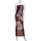 Juniors Madden Girl Floral Placement Mesh Strapless Maxi Dress - image 1