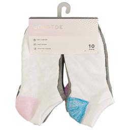 Womens Gold Toe(R) 10pk. Cushion Heel & Toe No Show Socks